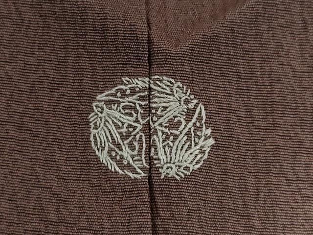 平和屋着物●訪問着 刺繍 流水花文 暈し染め 金糸 正絹 逸品 AAAY4792ck