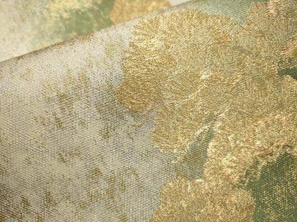 平和屋着物▼六通柄袋帯　松　金銀糸　正絹　逸品　AAAY4845wj