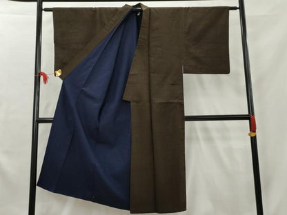 平和屋着物■男性 紬 縞 正絹 逸品 AAAY5332cs