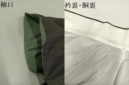 平和屋着物●本場大島紬　100亀甲　総詰め　正絹　逸品　AAAY5606ph