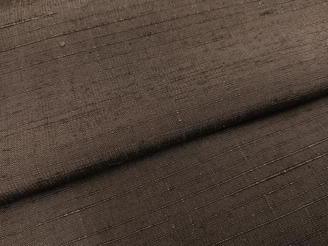 平和屋着物●男性　紬　アンサンブル　赤墨色　正絹　逸品　AAAY5636ph