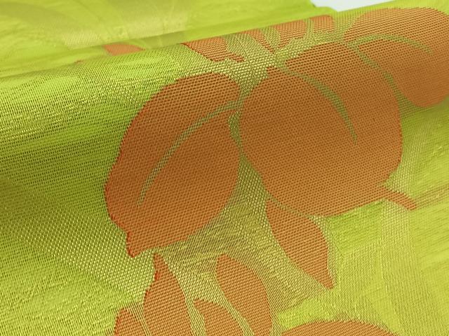 平和屋着物＊夏物　六通柄袋帯　燕子花文　金糸　正絹　逸品　AAAY5773jh