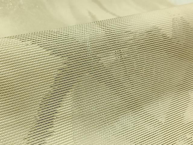 平和屋着物＊夏物　六通柄袋帯　幾何学文様　銀糸　正絹　逸品　AAAY5907jh