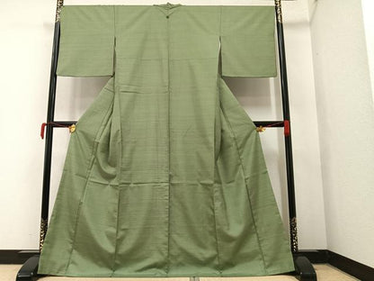 平和屋着物●上質な紬 霞文 正絹 逸品 AAAY5934ph