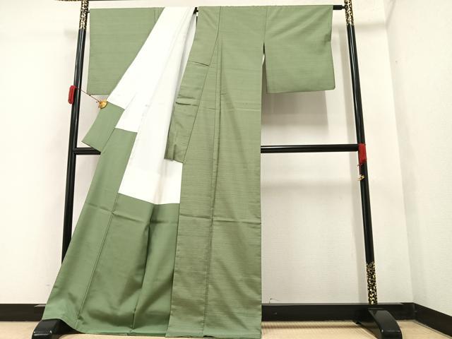 平和屋着物●上質な紬 霞文 正絹 逸品 AAAY5934ph