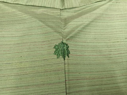 平和屋着物●上質な紬 霞文 正絹 逸品 AAAY5934ph