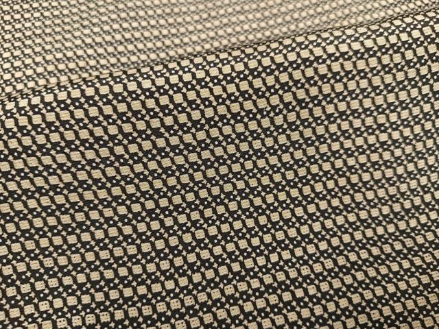 平和屋着物●男性 小紋 幾何学柄 正絹 逸品 未使用 AAAY5943ph