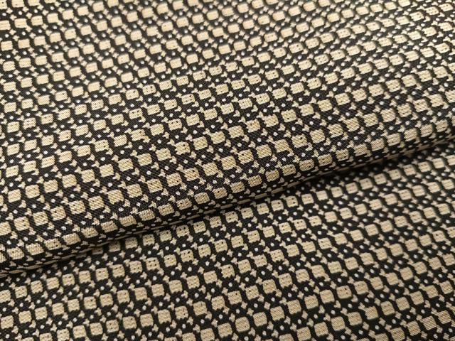 平和屋着物●男性 小紋 幾何学柄 正絹 逸品 未使用 AAAY5943ph