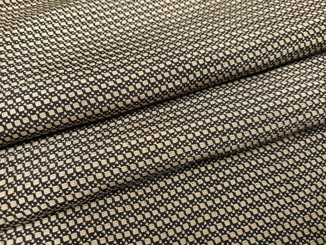 平和屋着物●男性 小紋 幾何学柄 正絹 逸品 未使用 AAAY5943ph
