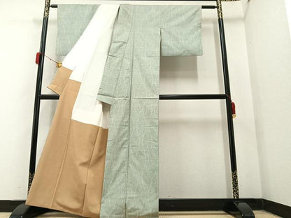 平和屋着物●本場大島紬 一元絣 立涌 正絹 逸品 AAAY5966ph