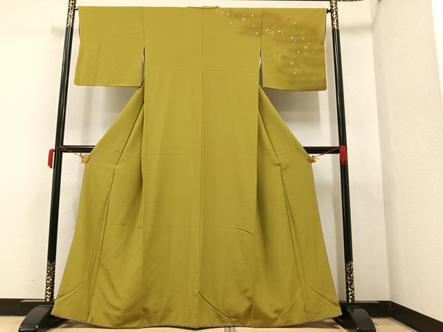 平和屋着物●訪問着 舞桜 梅幸色 やまと誂製 正絹 逸品 AAAY5969ph