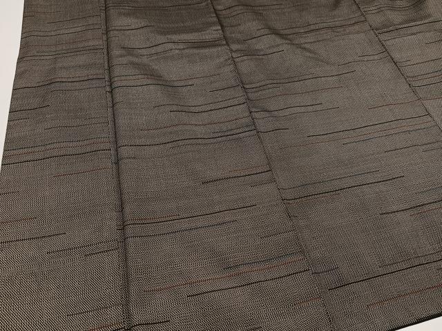 平和屋着物●本場大島紬　カタス7マルキ　段違い文　正絹　逸品　AAAY5978ph