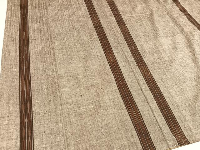 平和屋着物●上質な紬　間道　正絹　逸品　AAAY5981ph