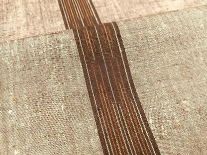 平和屋着物●上質な紬　間道　正絹　逸品　AAAY5981ph