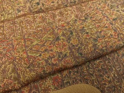 平和屋着物●訪問着 草花文 暈し染め 正絹 逸品 AAAY5982ph