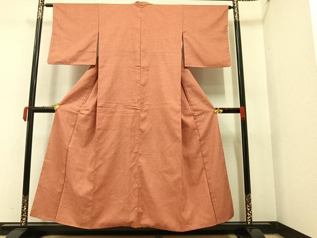 平和屋着物●本加賀友禅作家 談議所栄二監修 紬 伽羅色 正絹 逸品 AAAY5994ph