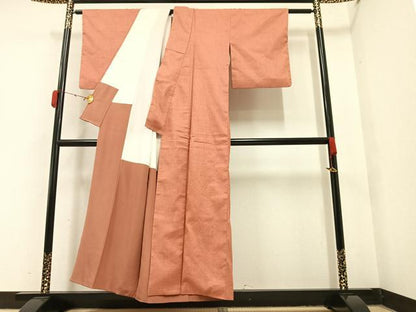 平和屋着物●本加賀友禅作家 談議所栄二監修 紬 伽羅色 正絹 逸品 AAAY5994ph