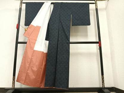 平和屋着物●本場大島紬 一元7マルキ 正絹 逸品 未使用 AAAY5995ph