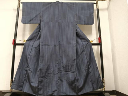 平和屋着物●上質な紬 間道 正絹 逸品 AAAY5997ph
