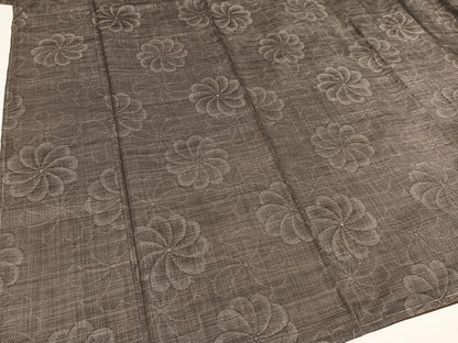 平和屋着物●本場大島紬　カタス9マルキ　舞花文　正絹　逸品　未使用　AAAY6290ph