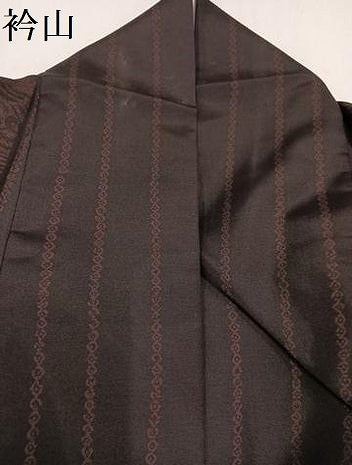 平和屋着物●本場染大島紬 立波間道 正絹 逸品 AAAY6294ph
