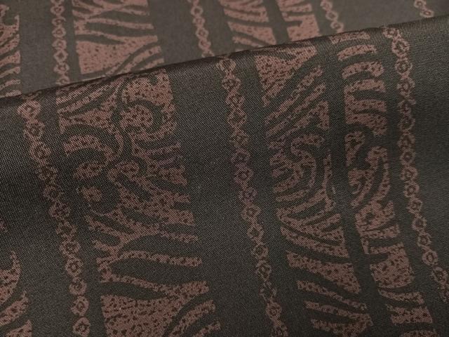 平和屋着物●本場染大島紬 立波間道 正絹 逸品 AAAY6294ph