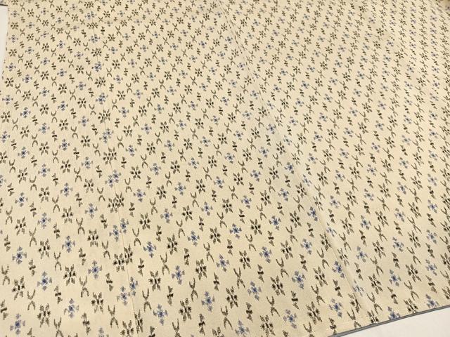 平和屋着物●お召　花間道　正絹　逸品　AAAY6296ph