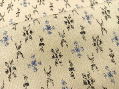 平和屋着物●お召　花間道　正絹　逸品　AAAY6296ph