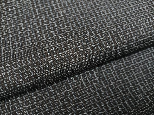 平和屋着物●男性 紬 アンサンブル 濃紺色 正絹 逸品 AAAY6305ph