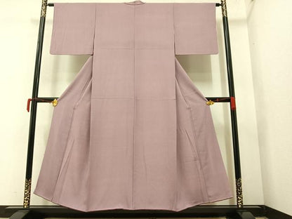 平和屋着物●江戸小紋 極小鮫小紋柄 正絹 逸品 AAAY6307ph