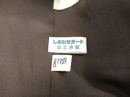 平和屋着物●上質な小紋 流水文 正絹 逸品 AAAY6327ph