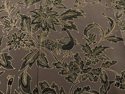 平和屋着物●友禅作家の巨匠　浅井青仁　訪問着　花鳥文　正絹　逸品　AAAY6337ph