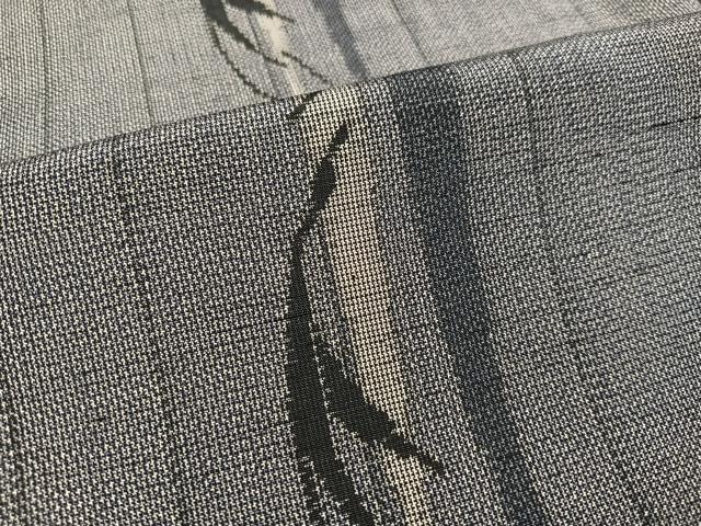 平和屋着物●上質な紬 群れ鳥間道 正絹 逸品 AAAY6353ph
