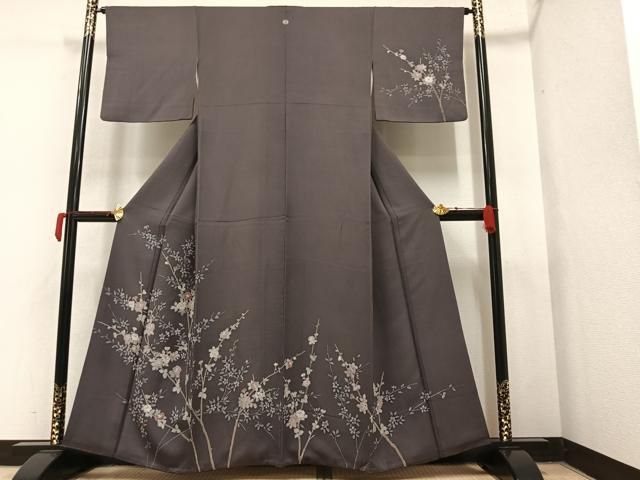 平和屋着物●訪問着 枝椿 正絹 逸品 AAAY6359ph
