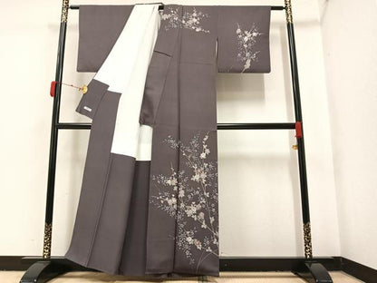 平和屋着物●訪問着 枝椿 正絹 逸品 AAAY6359ph