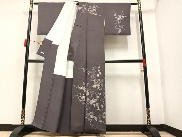 平和屋着物●訪問着 枝椿 正絹 逸品 AAAY6359ph