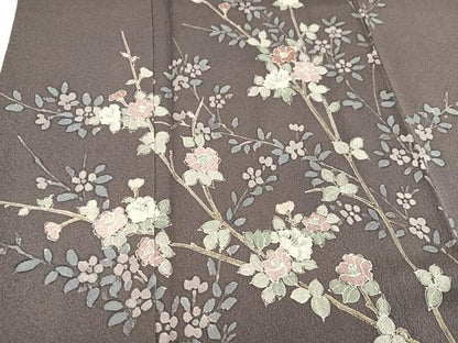 平和屋着物●訪問着 枝椿 正絹 逸品 AAAY6359ph