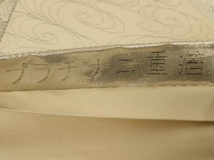 平和屋着物◎六通柄袋帯　唐織　琳派王朝絵巻　プラチナ二重箔　正絹　逸品　AAAY6394ou