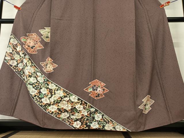 平和屋着物●訪問着 辻が花 絞り 松皮菱花文 正絹 逸品 AAAY6457zg