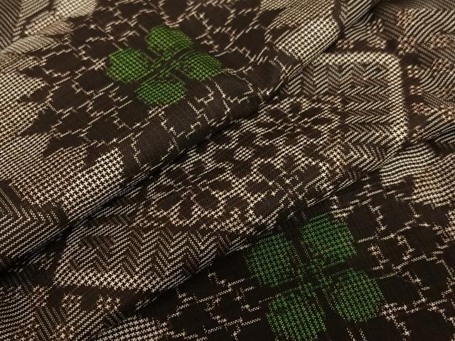 平和屋着物●本場大島紬　龍郷絣　正絹　逸品　未使用　AAAY6467zg
