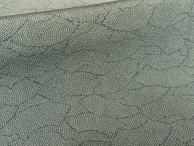 平和屋着物●伝統工芸士 保科祐彩 江戸小紋 地紙重ね文 正絹 逸品 AAAY6512zg