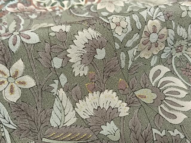 平和屋着物●訪問着 道長更紗花文 暈し染め 金彩 正絹 逸品 AAAY6515zg