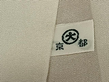 平和屋着物●上質な紬 段違い文 大丸扱い 正絹 逸品 AAAY6522zg