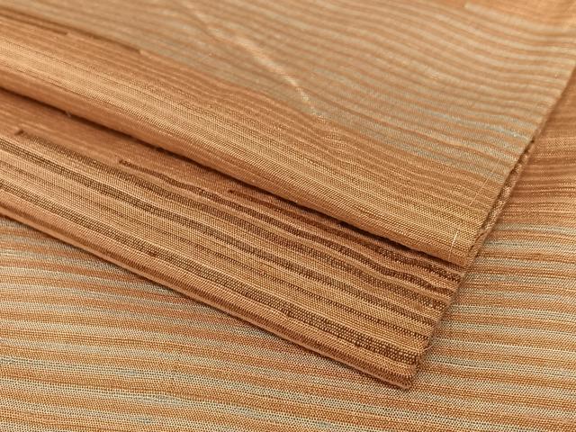 平和屋着物●上質な紬 段違い文 大丸扱い 正絹 逸品 AAAY6522zg