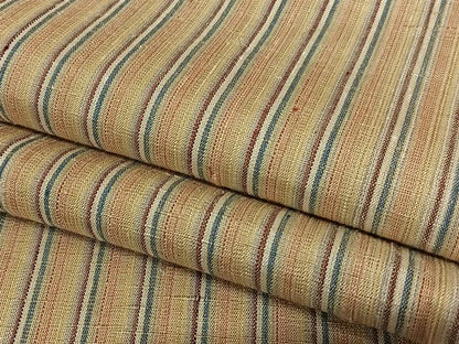 平和屋着物●上質な紬 縞 正絹 逸品 AAAY6562zg