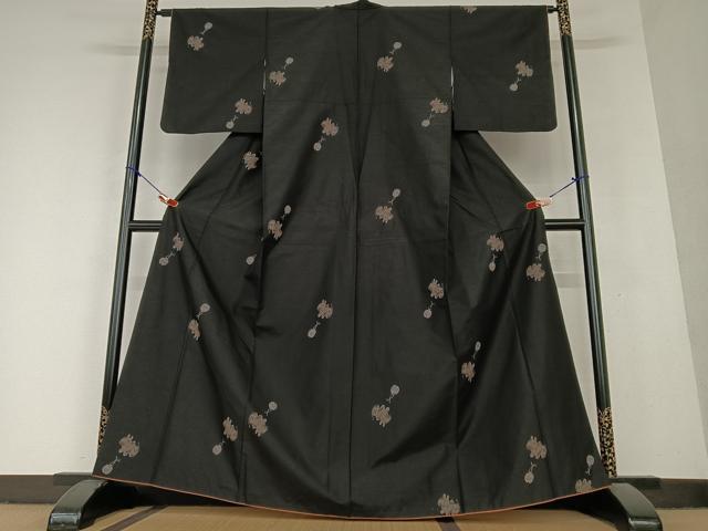 平和屋着物●上質な紬 犬張り子 鈴 正絹 逸品 AAAY6572zg