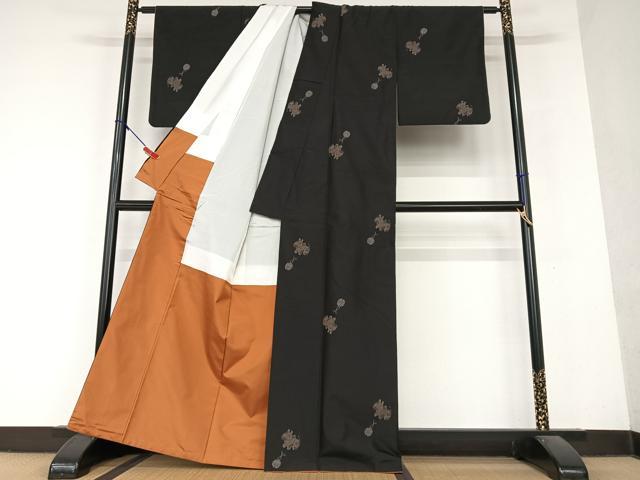 平和屋着物●上質な紬 犬張り子 鈴 正絹 逸品 AAAY6572zg