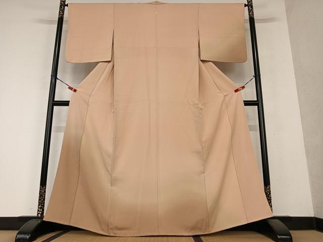 平和屋着物●江戸小紋　訪問着　鮫小紋柄　暈し染め　正絹　逸品　AAAY6573zg