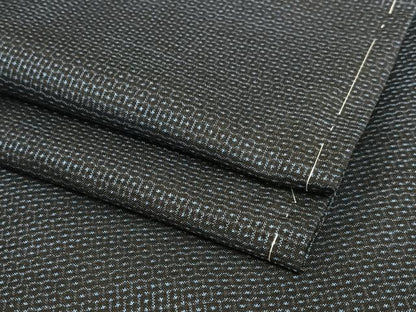 平和屋着物●男性　本場大島紬　アンサンブル　100亀甲　総詰　正絹　逸品　未使用　AAAY6592zg
