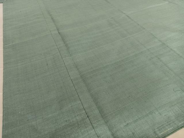 平和屋着物●上質な紬 色無地 藍鼠色 正絹 逸品 AAAY6603zg